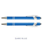 Soft touch metal pen