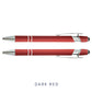 Soft touch metal pen