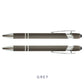 Soft touch metal pen