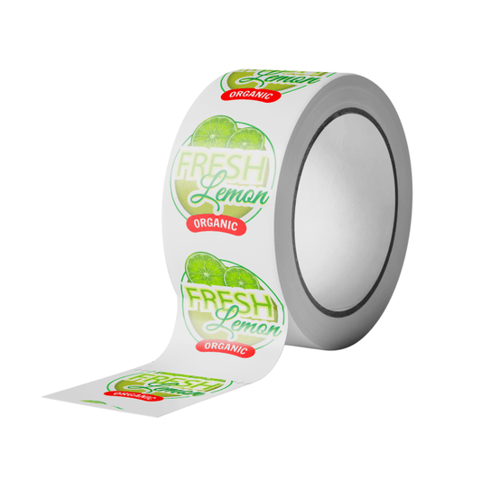 Clear Circle - Roll Label