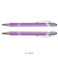 Soft touch metal pen