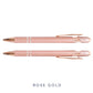 Soft touch metal pen