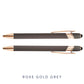 Soft touch metal pen