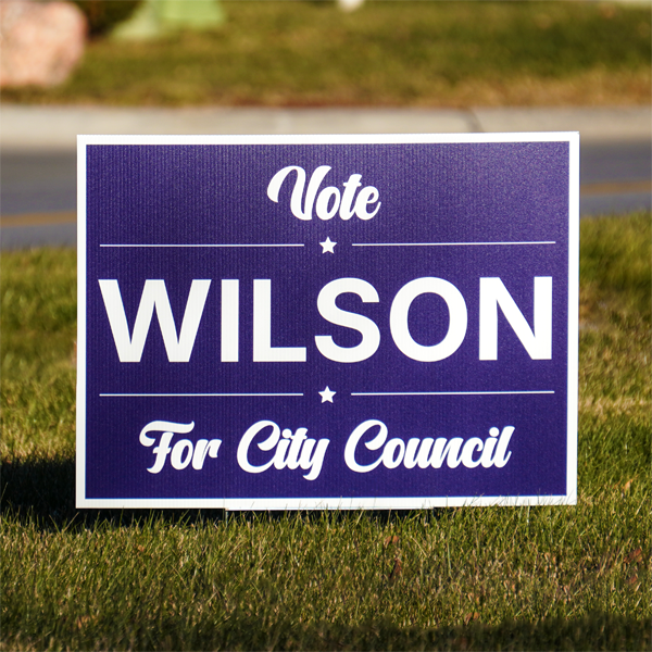 4mm Yard Sign